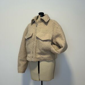 Cream Teddy Jacket
